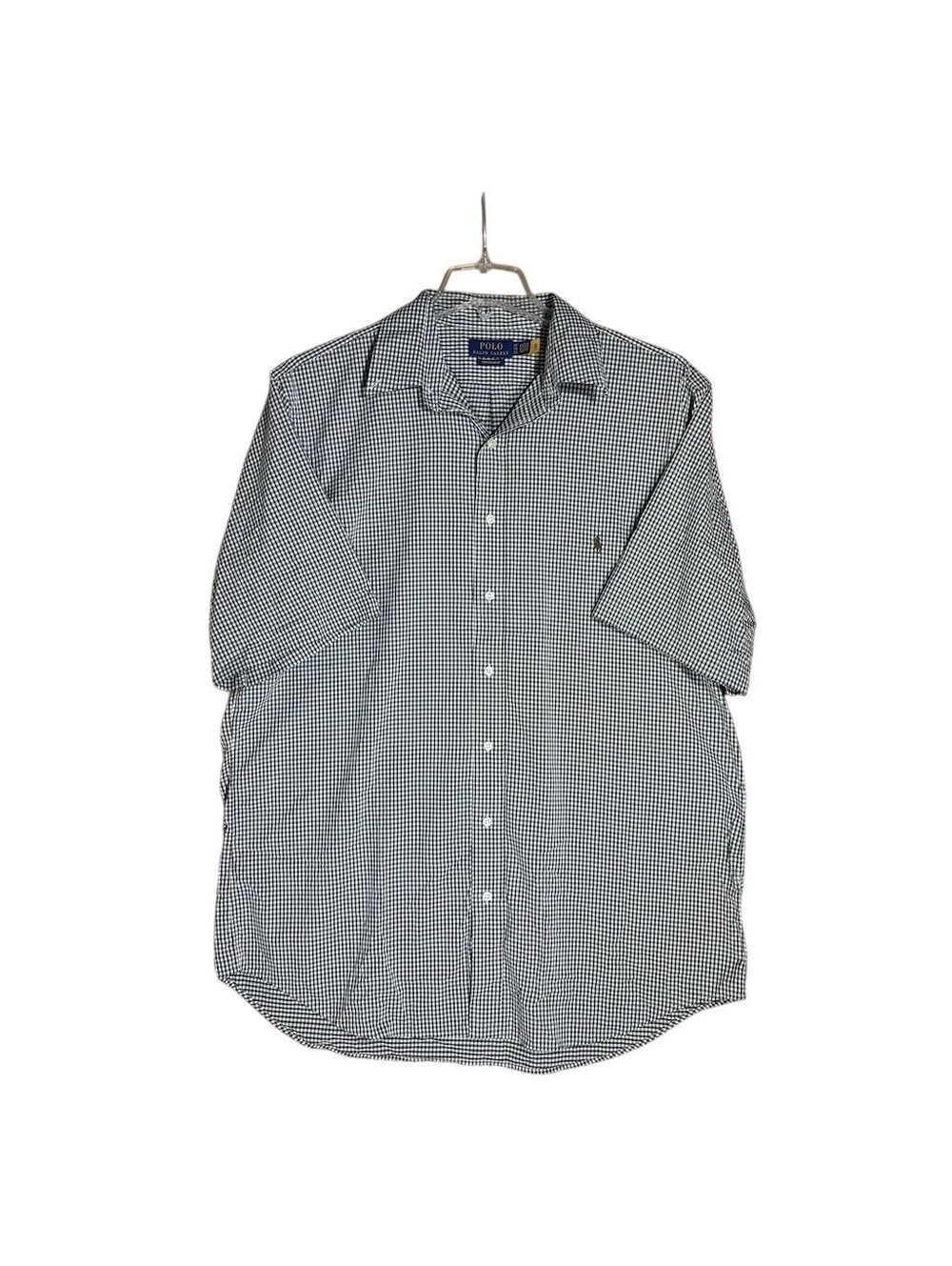 Polo Ralph Lauren Performance Shirt Mens XLT Black White Check Button-down